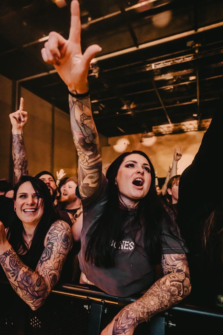 Trivium performing live at AEC Theatre in Adelaide